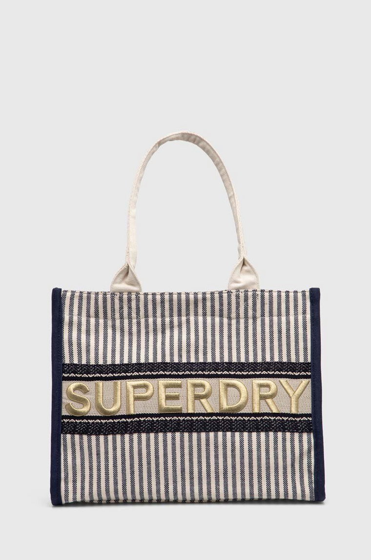 Superdry torebka kolor granatowy