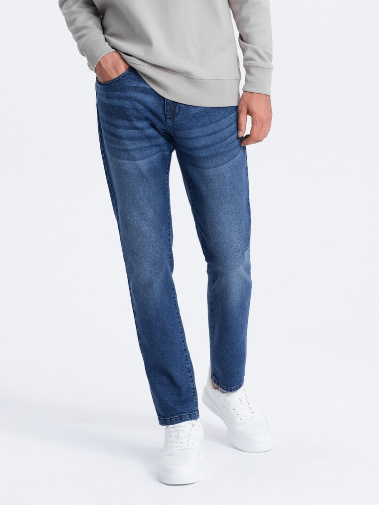 Spodnie męskie jeansowe SLIM FIT - niebieskie V3 OM-PADP-0110