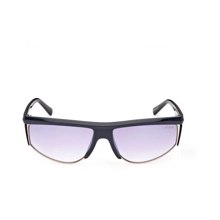 Okulary przeciwsłoneczne męskie - Wtrysk plastikowy i metalowy Guess