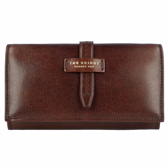 The Bridge Florentin Wallet Leather 17 cm brown gold