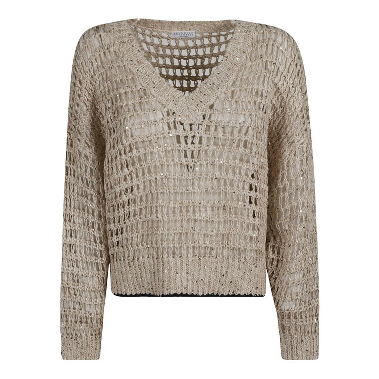 V-neck Knitwear Brunello Cucinelli