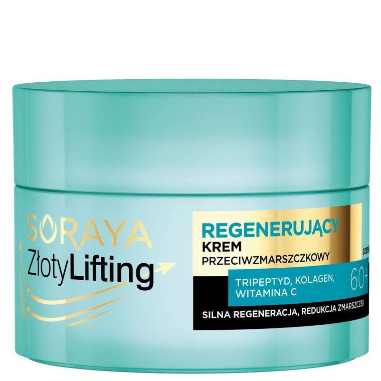 Soraya Złoty Lifting Regenerujący krem przeciwzmarszczkowy 60+ 50ml