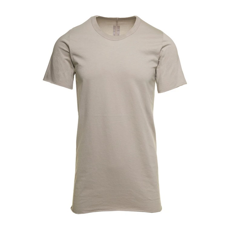 Szare Swetry, Basic SS T-Shirt dla Mężczyzn Rick Owens