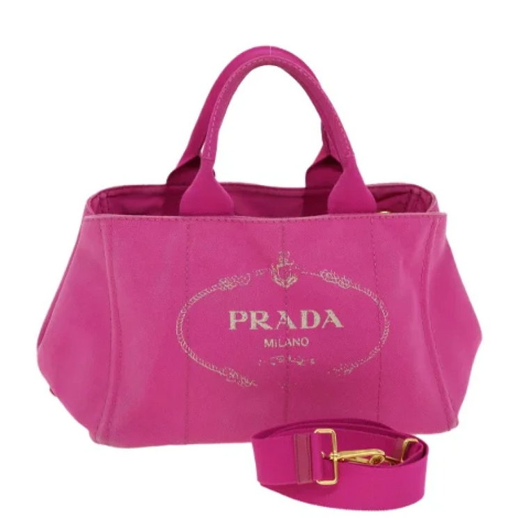 Pre-owned Canvas handbags Prada Vintage