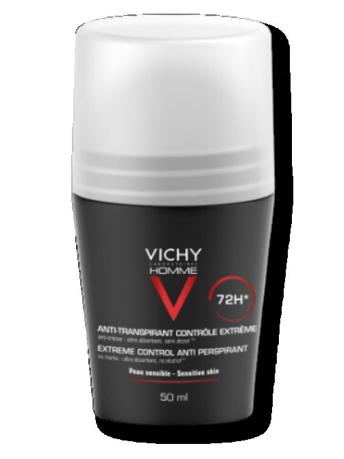 VICHY Homme Dezodorant Antyperspirant 72H Roll-On - 50 ml