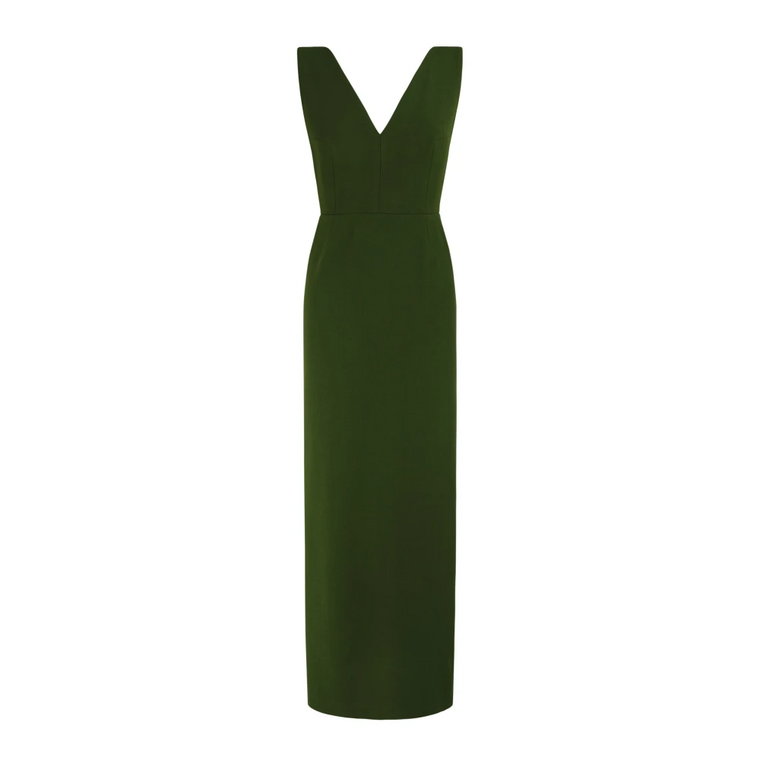 Sienna, długa zielona sukienka Cortana
