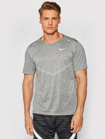 Nike Koszulka techniczna Dri-Fit Rise CZ9184 Szary Standard Fit