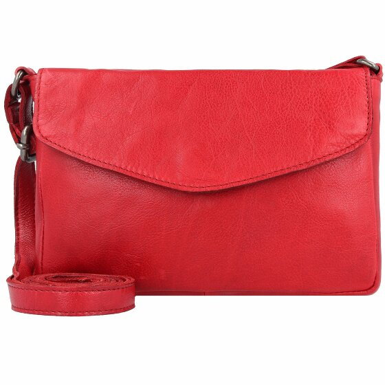 Greenburry Miękka torba na ramię skórzana 20 cm red