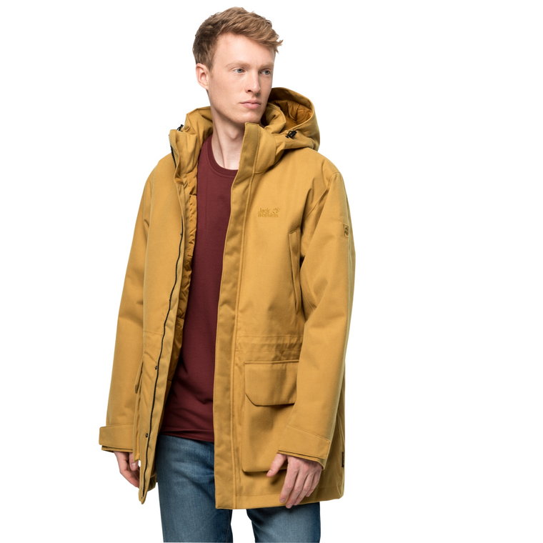 Parka męska FIERCE WIND PARKA M Golden Amber - S