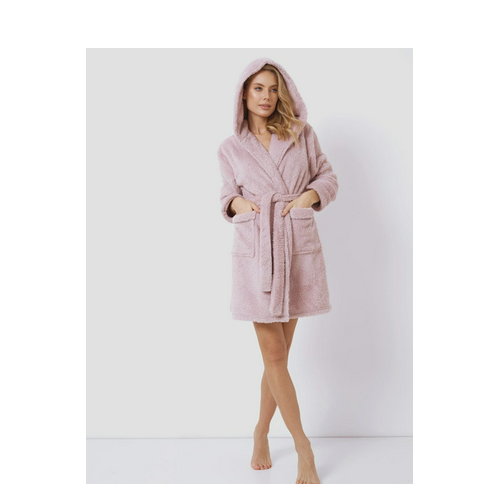 Szlafrok Aruelle Sweetie bathrobe L Różowy (5905616140025). Szlafroki damskie