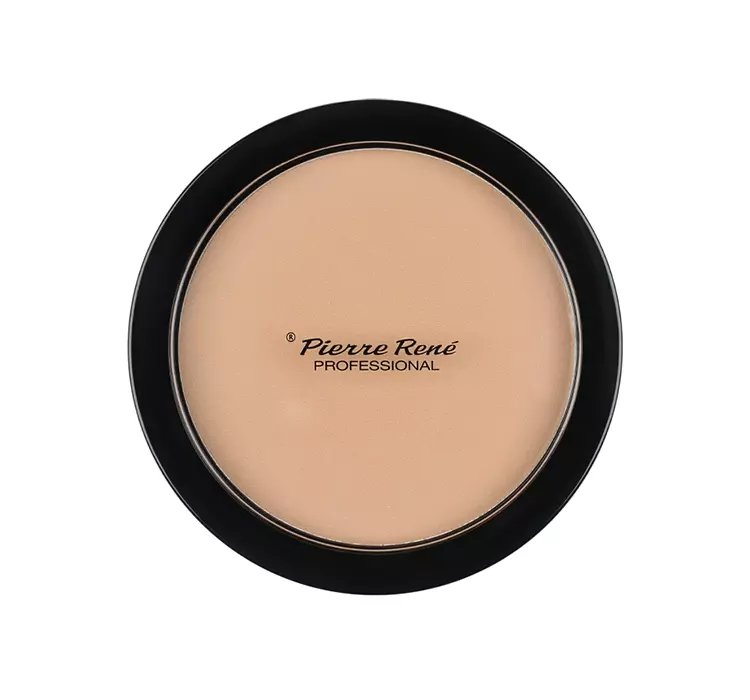 PIERRE RENE COMPACT POWDER SPF 25 PRASOWANY PUDER DO TWARZY 03 SAND 8G