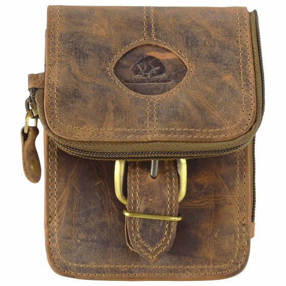 Greenburry Vintage Fanny Pack Leather 14,5 cm braun