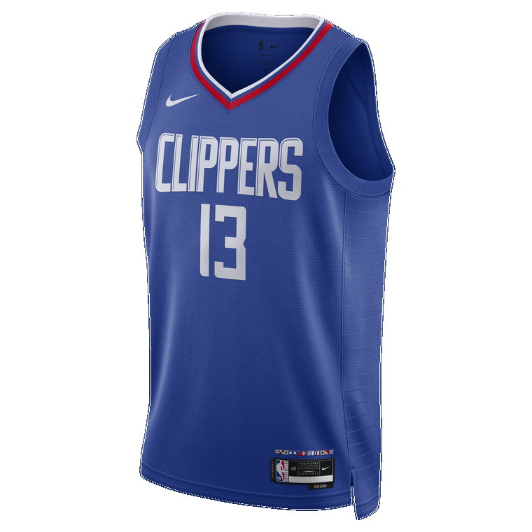 Koszulka męska Nike Dri-FIT NBA Swingman LA Clippers Icon Edition 2022/23 - Niebieski