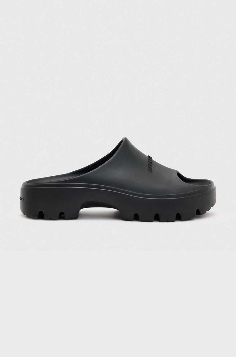 AllSaints klapki Eclipse Flatform damskie kolor czarny na platformie WF560Y