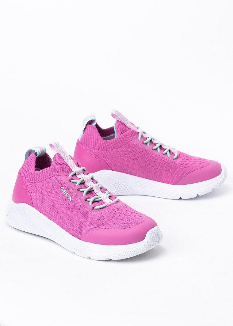 Sneakersy dziecięce różowe GEOX J SPRINTYE GIRL