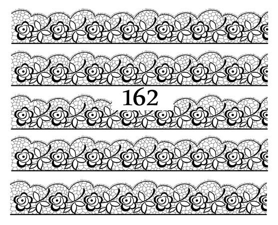 Naklejki wodne na paznokcie - nr 162