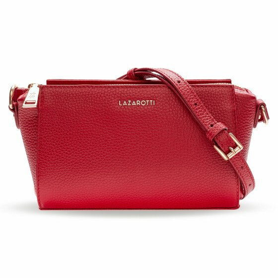 Lazarotti Bologna Leather Torba na ramię Skórzany 20 cm red