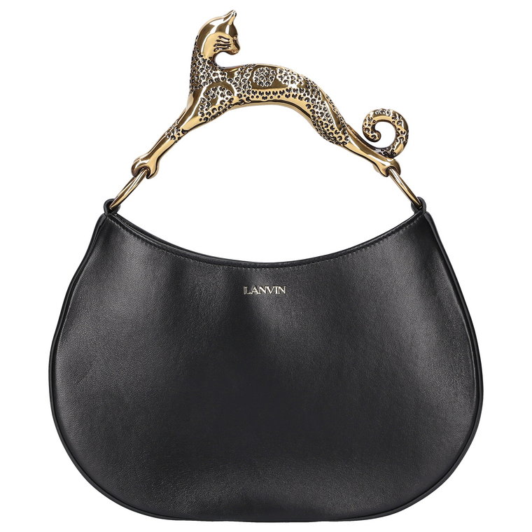 Lanvin Torebka HOBO-CAT Skóra jagnięca