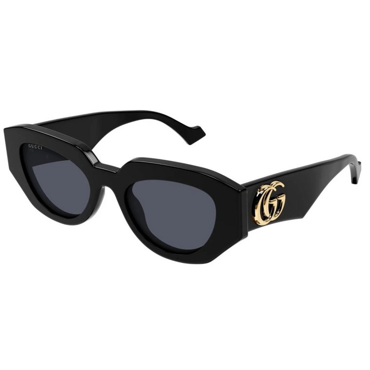 Geometryczne okulary przeciwsłoneczne w stylu Cat-Eye Gucci