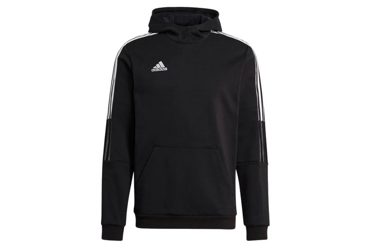 adidas Tiro 21 Sweat Hoodie GM7341, Męskie, Czarne, bluzy, bawełna, rozmiar: M