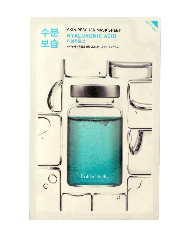 Holika Holika, Skin Rescuer Mask Sheet, Maska w płacie Hyaluronic Acid