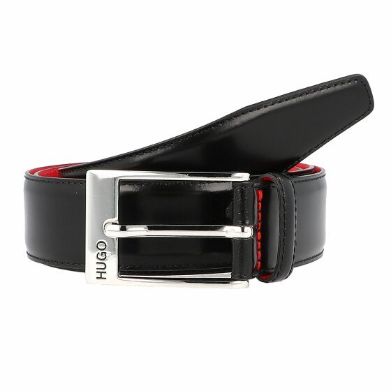 Hugo Barney Belt Leather black 100 cm