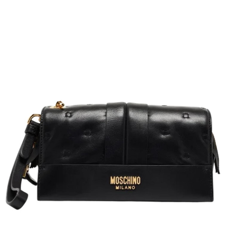 Pre-owned Leather clutches Moschino Pre-Owned