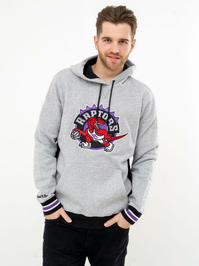 Bluza Z Kapturem Mitchell & Ness Toronto Raptors Pinnacle Szara