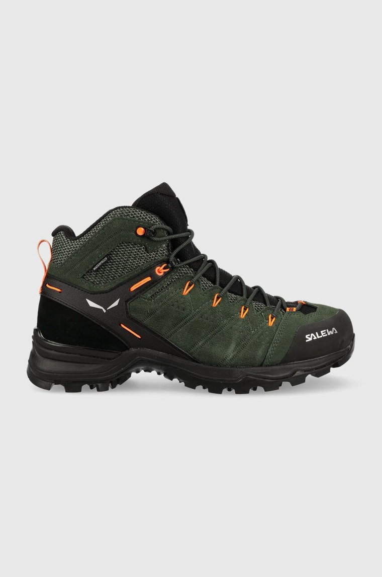 Salewa buty Alp Mate Mid męskie kolor zielony ocieplone 00-0000061384