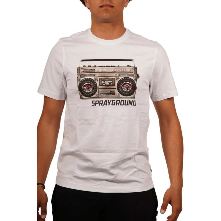 Vintage Stereo Print T-Shirt Sprayground