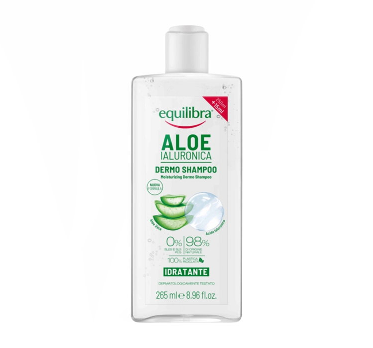 EQUILIBRA ALOE NAWILŻAJĄCY SZAMPON ALOESOWY 265ML