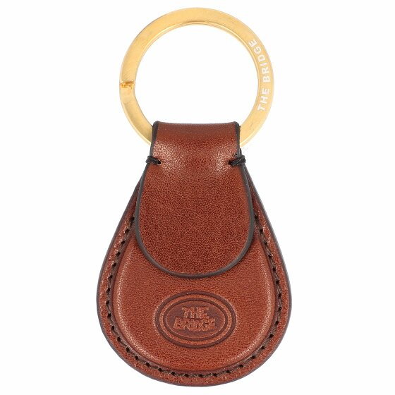 The Bridge Duccio Keychain Leather 9 cm brown-gold