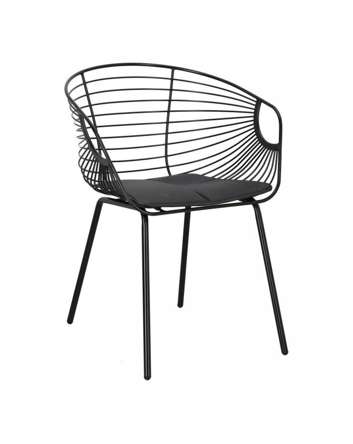 Krzesło Metalowe Krzesło Sligo Czarne