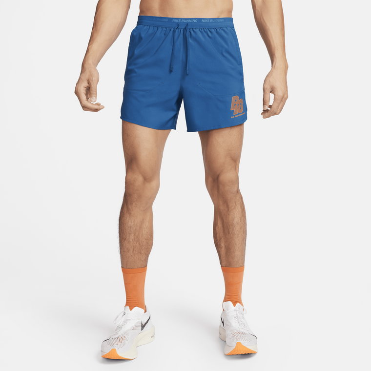 Męskie spodenki do biegania z wszytą bielizną 13 cm Nike Running Energy Stride - Niebieski