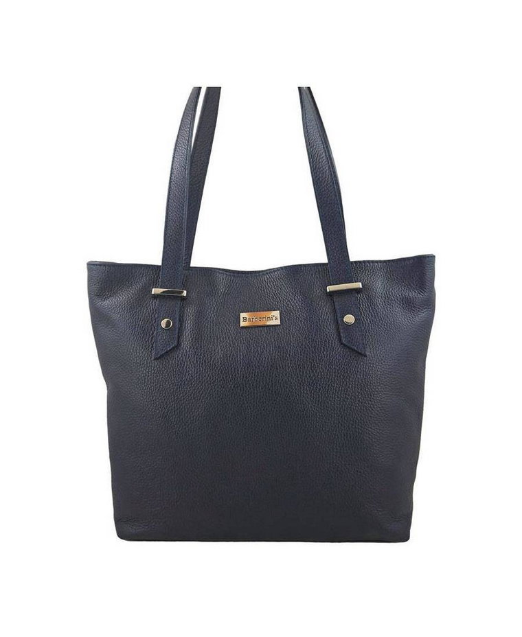 Shopper bag - duże torebki miejskie - Granatowe
