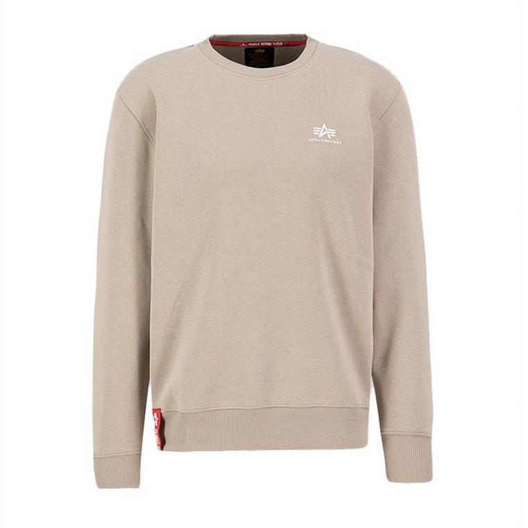 Bluza Alpha Industries Basic Sweater Small Logo 188307679 - beżowa