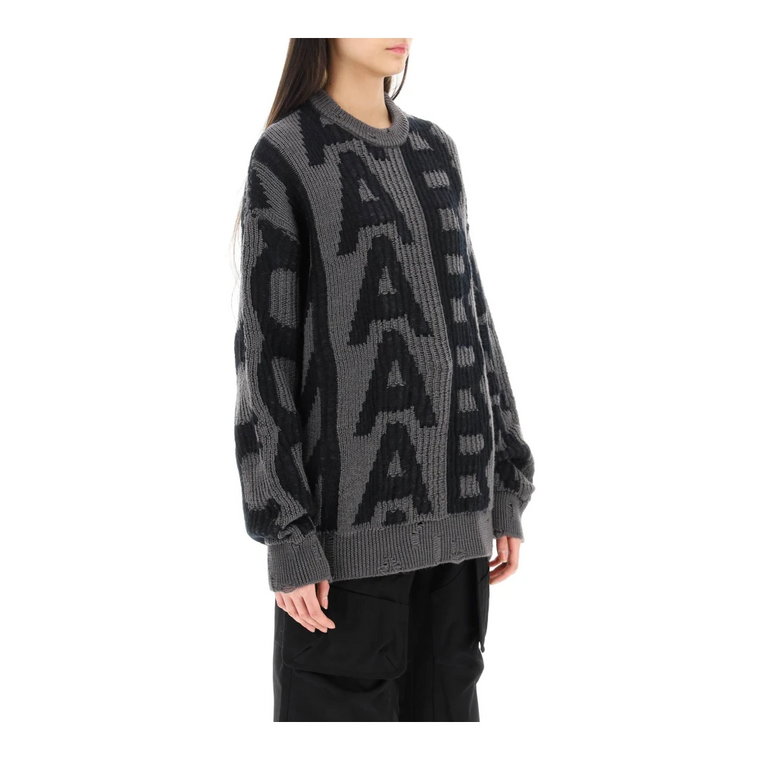 Rozcierany Sweter z Monogramem Marc Jacobs