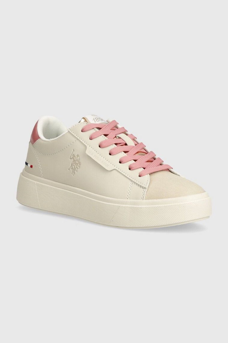 U.S. Polo Assn. sneakersy ASHLEY kolor beżowy ASHLEY001W/CYH1