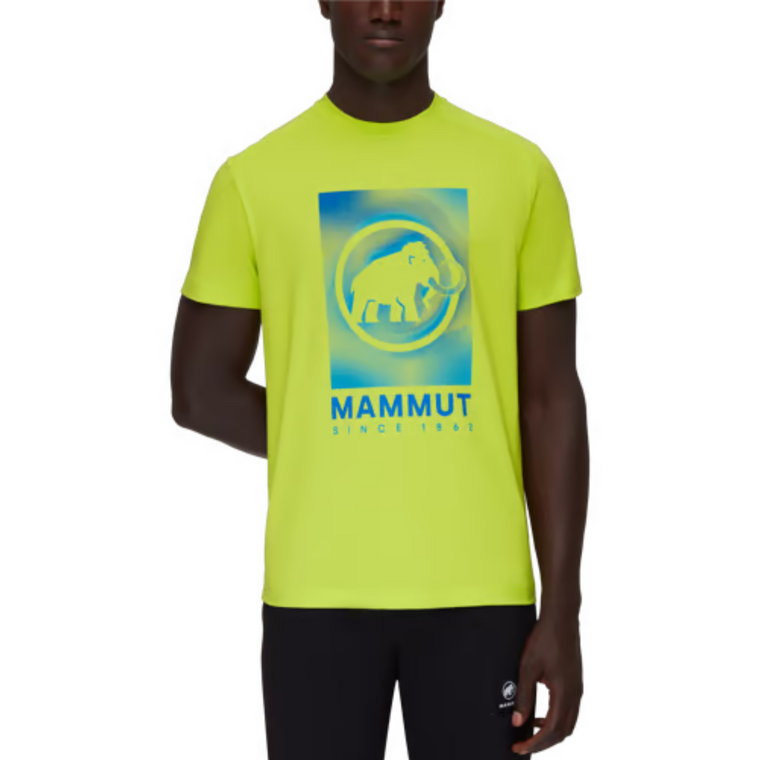 Męski t-shirt szybkoschnący Mammut  Trovat T-shirt Mammut highlime - XL