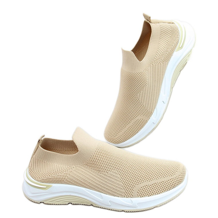 Buty sportowe skarpetkowe Bloom Beige beżowy