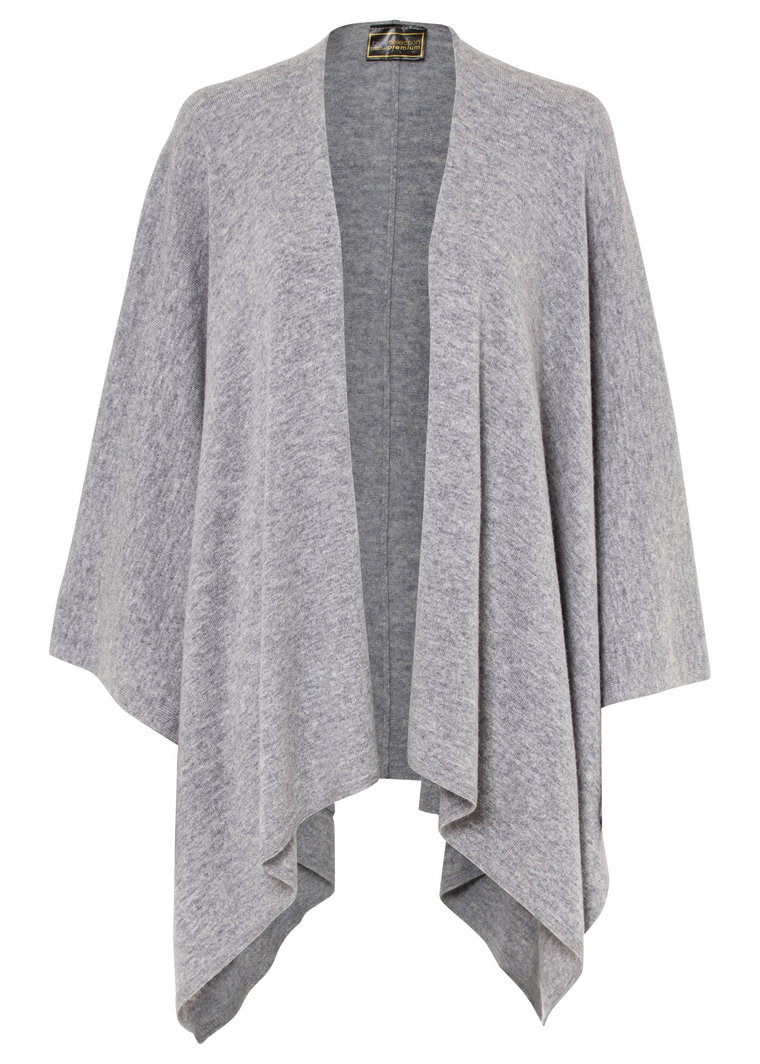 Poncho wełniane z domieszką materiału Good Cashmere Standard