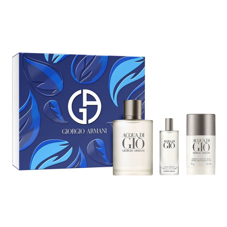 Giorgio Armani Acqua di Gio pour Homme  zestaw - woda toaletowa 100 ml + woda toaletowa  15 ml + dezodorant sztyft 75 g