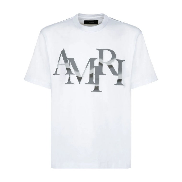 Staggered Chromo White T-Shirt Amiri