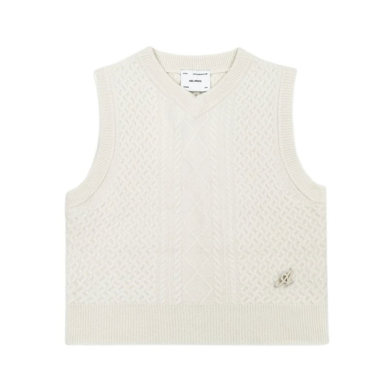 Reunited Cable Vest Sleeveless Sweater Axel Arigato