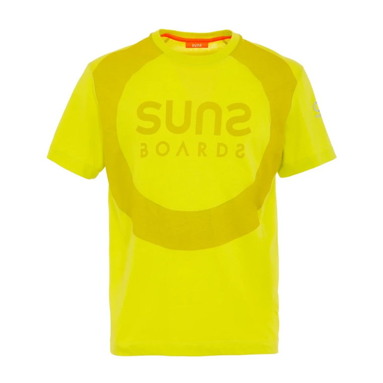 Luźny Bawełniany T-shirt Suns