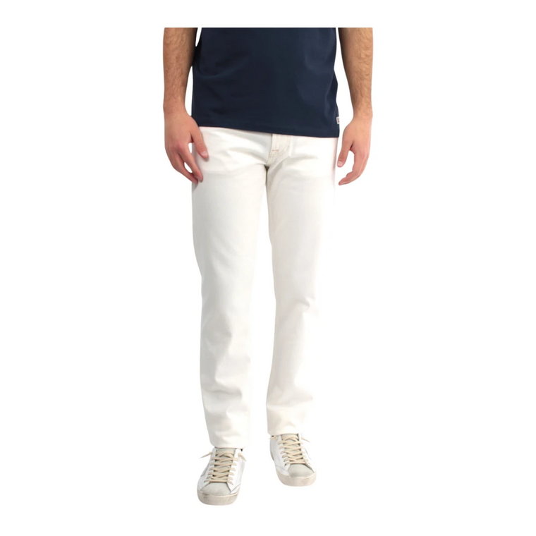 Białe Slim Fit Jeans Roy Roger's