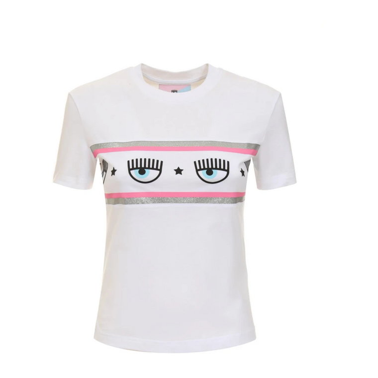 Białe T-shirty i Pola Chiara Ferragni Collection