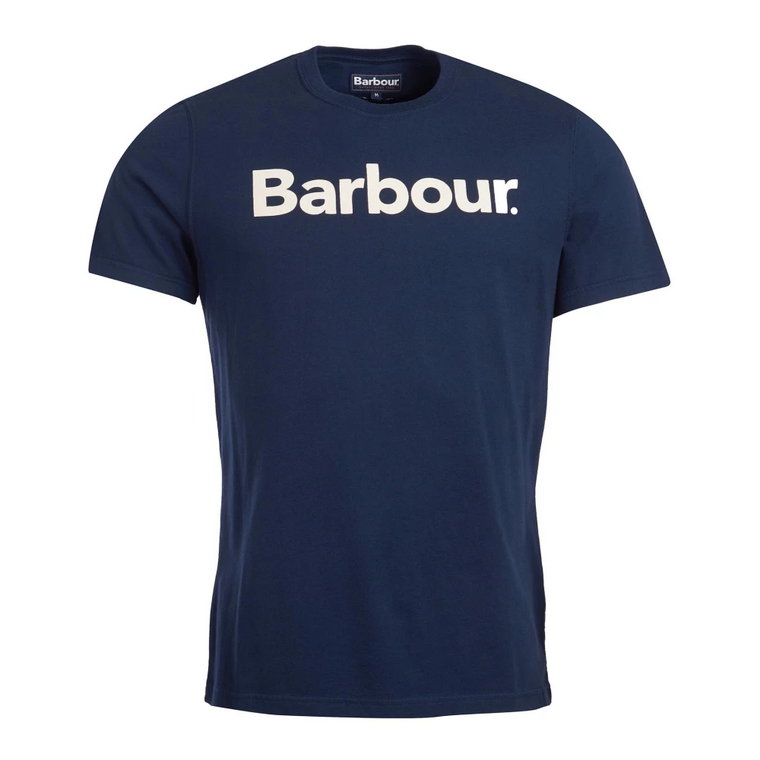 Koszulka z logo w kolorze New Navy Barbour