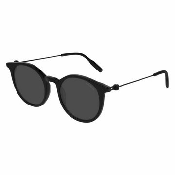 Montblanc, sunglasses Mb0004S 001 Czarny, female,