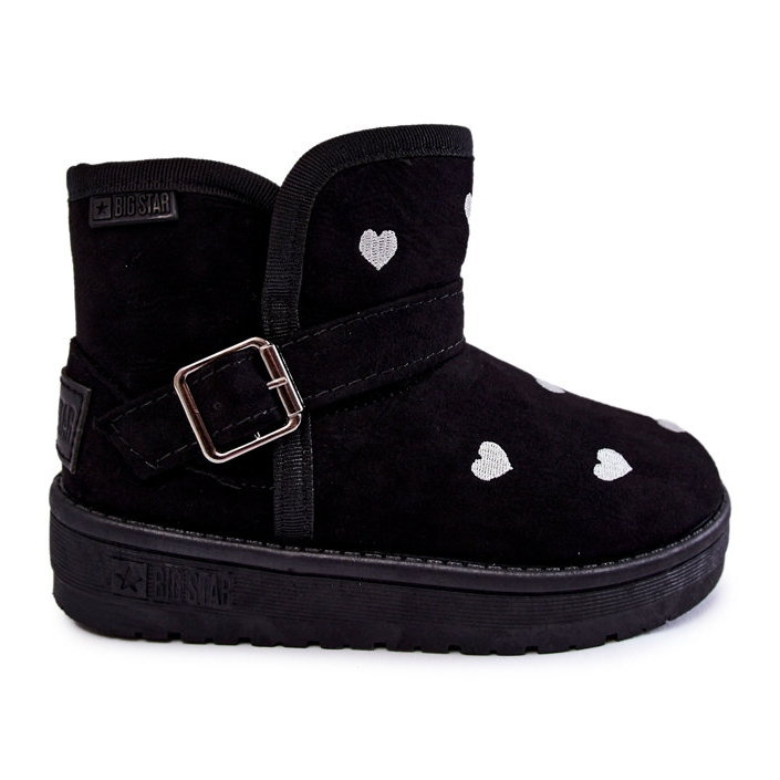 BIG STAR SHOES Dziecięce Botki Śniegowce Big Star KK374243 Czarne